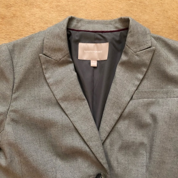 BANANA REPUBLIC Grey Blazer - Picture 4 of 10